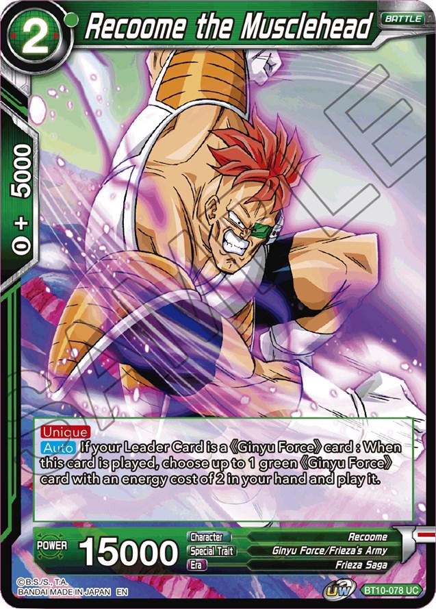 Recoome the Musclehead BT10-078
