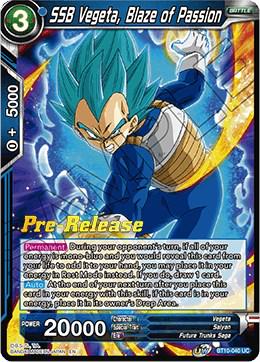 SSB Vegeta, Blaze of Passion BT10-040