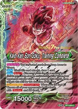 Son Goku // Kaio-Ken Son Goku, Training Complete BT7-050