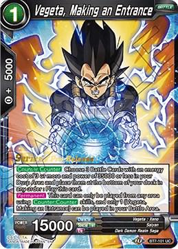 Vegeta, Making an Entrance BT7-101