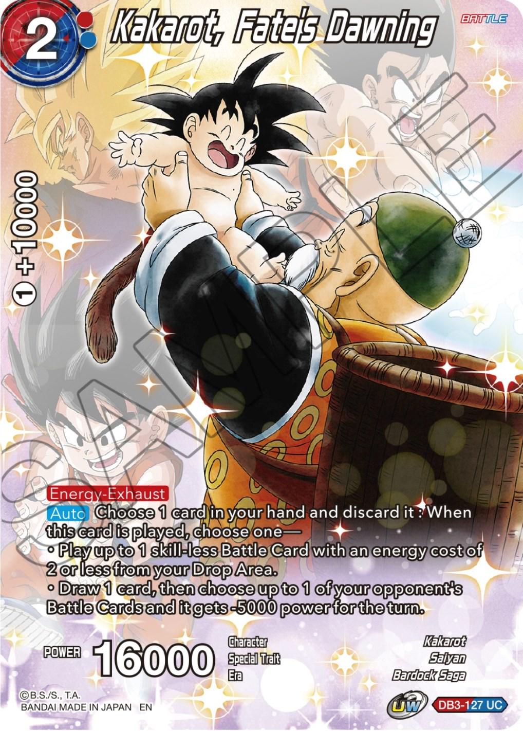 Kakarot, Fate's Dawning DB3-127