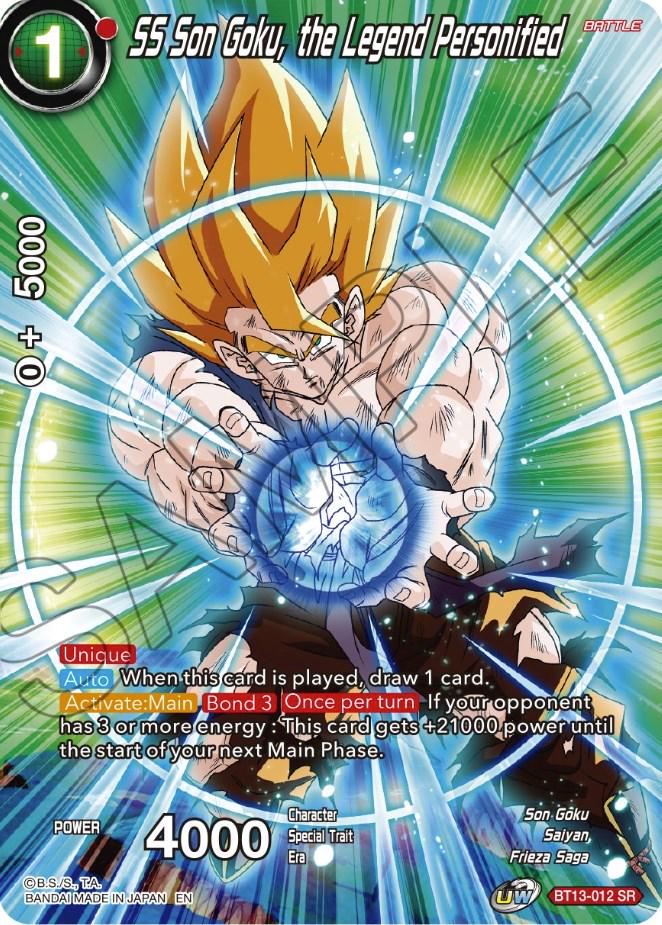 SS Son Goku, the Legend Personified BT13-012