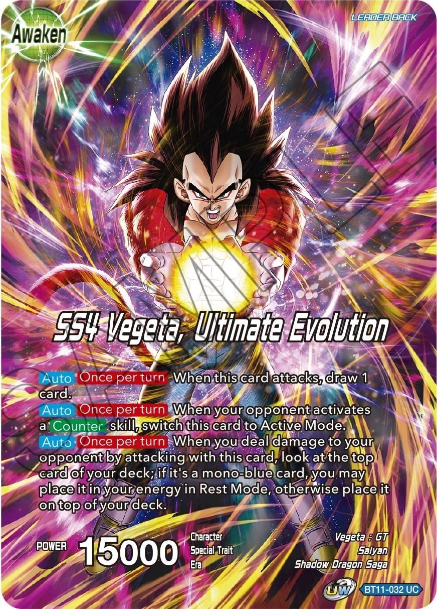 Vegeta // SS4 Vegeta, Ultimate Evolution BT11-032