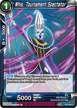 Whis, Tournament Spectator BT9-033