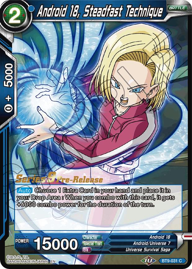 Android 18, Steadfast Technique BT9-031