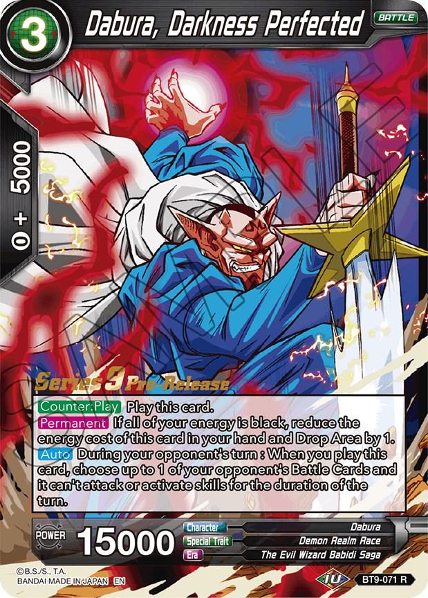 Dabura, Darkness Perfected BT9-071