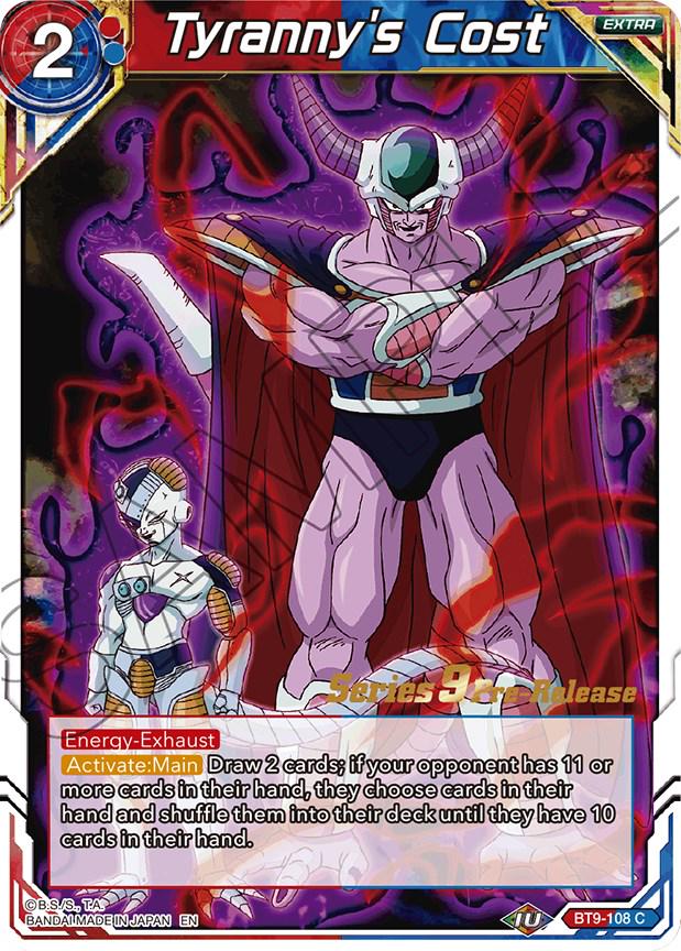 Tyranny's Cost BT9-108