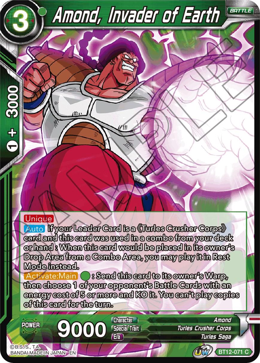 Amond, Invader of Earth BT12-071