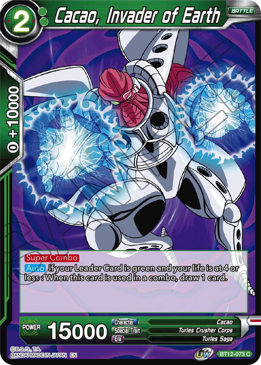 Cacao, Invader of Earth BT12-073