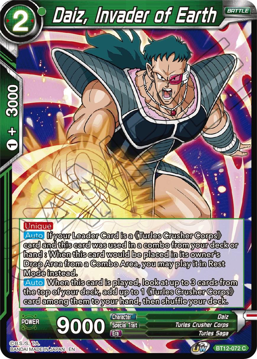Daiz, Invader of Earth BT12-072