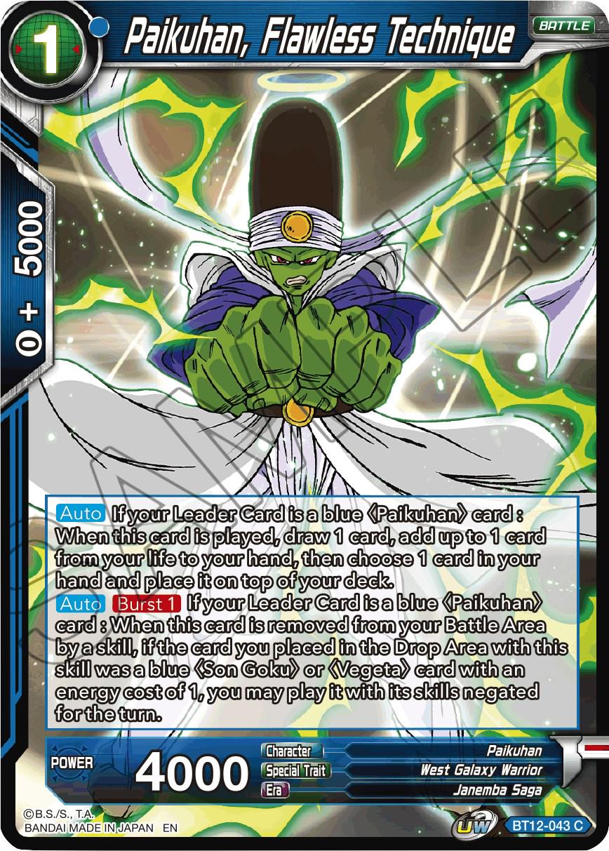 Paikuhan, Flawless Technique BT12-043