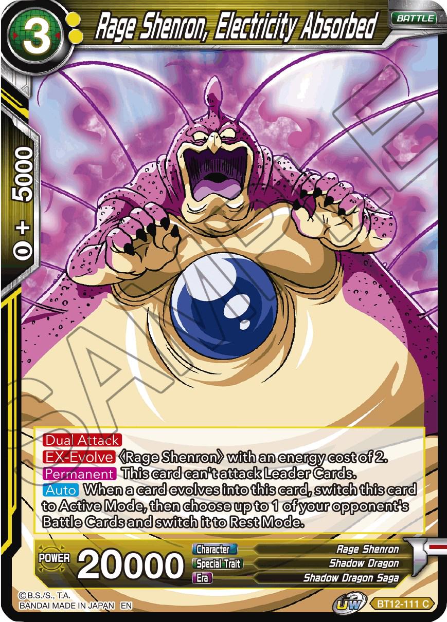 Rage Shenron, Electricity Absorbed BT12-111