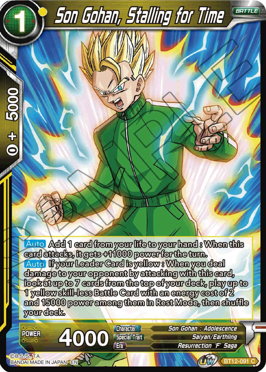 Son Gohan, Stalling for Time BT12-091