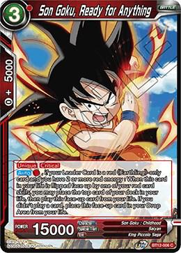 Son Goku, Ready for Anything BT12-006