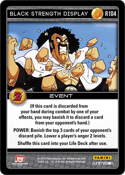 Black Strength Display R104