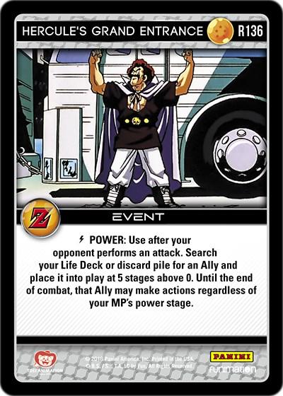 Hercule's Grand Entrance R136