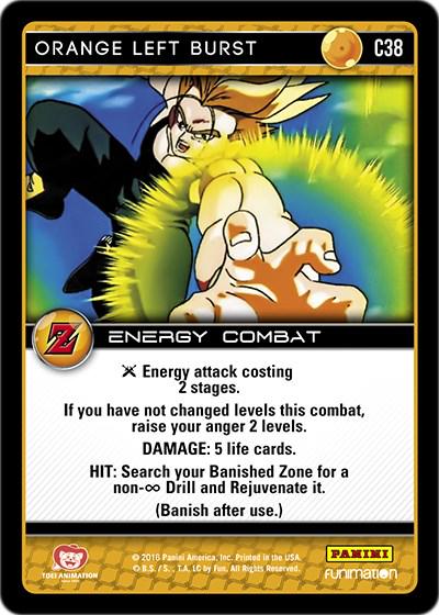 Orange Left Burst C38
