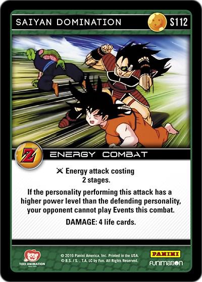 Saiyan Domination S112