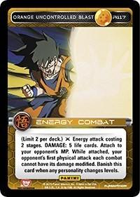 Orange Uncontrolled Blast R117