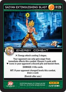 Saiyan Extinguishing Blast R126