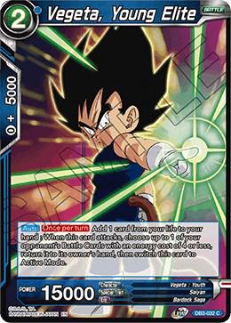 Vegeta, Young Elite DB3-032