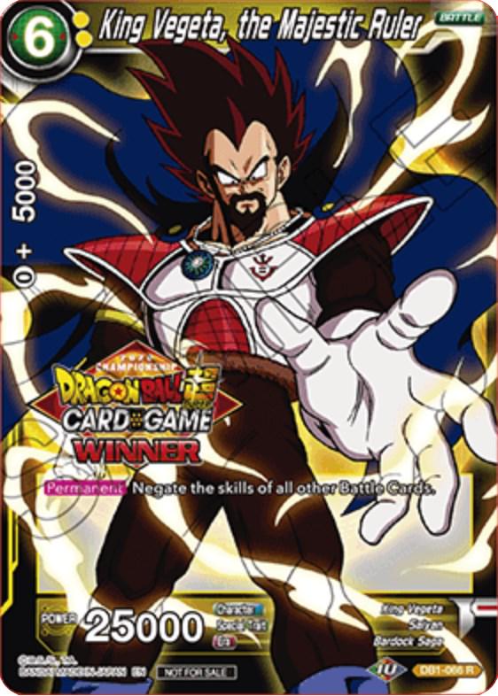King Vegeta, the Majestic Ruler [Winner] DB1-066