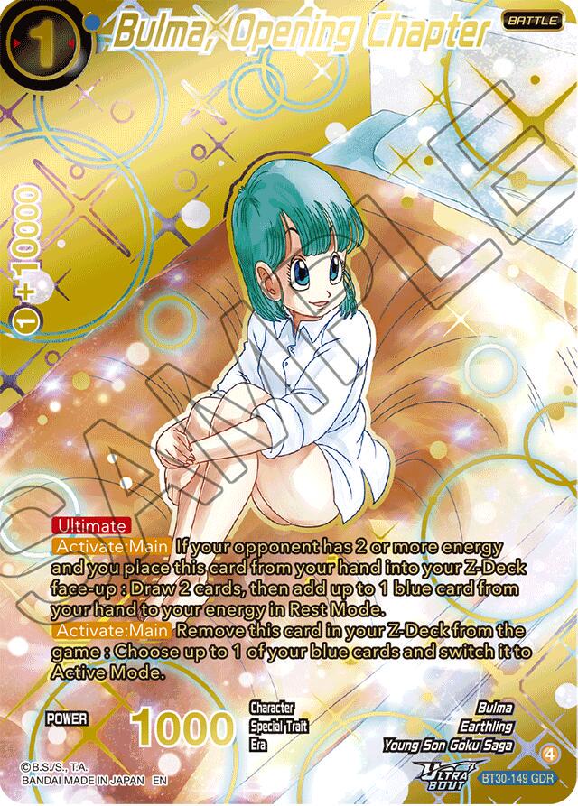 Bulma, Opening Chapter [GDR Foil] BT30-149