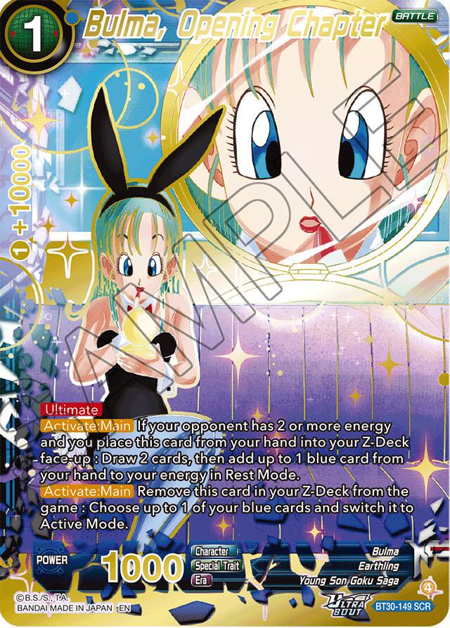 Bulma, Opening Chapter [SCR Foil] BT30-149