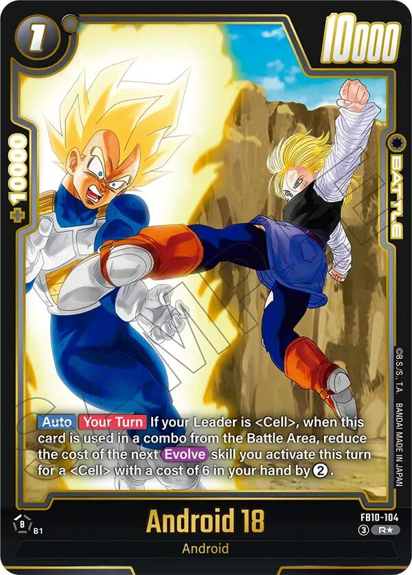 Android 18 [Alternate Art Holo] FB10-104