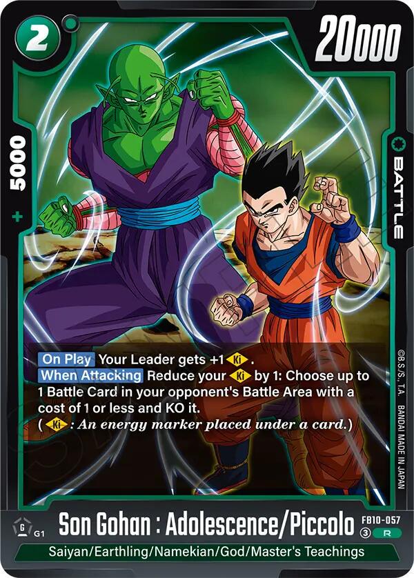 Son Gohan: Adolescence/Piccolo [Holo] FB10-057