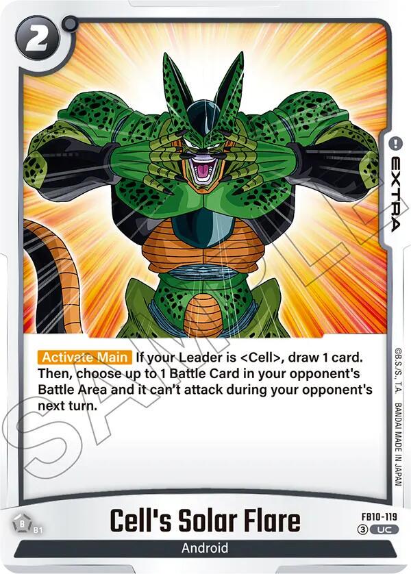 Cell's Solar Flare FB10-119