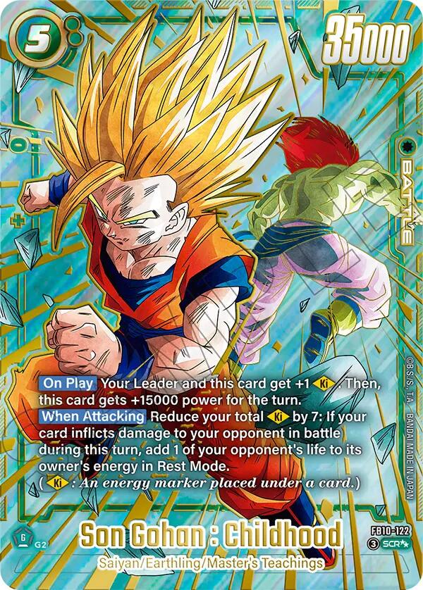 Son Gohan: Childhood [Super Alternate Art Holo] FB10-122