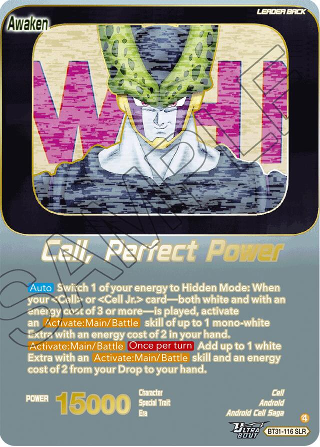 Cell // Cell, Perfect Power [SLR] BT31-116
