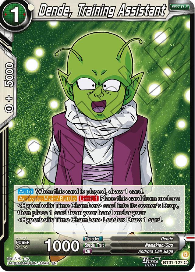 Dende, Training Assistant BT31-127