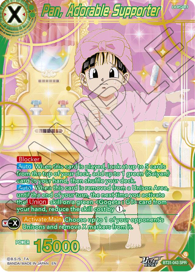 Pan, Adorable Supporter [SPR] BT31-043