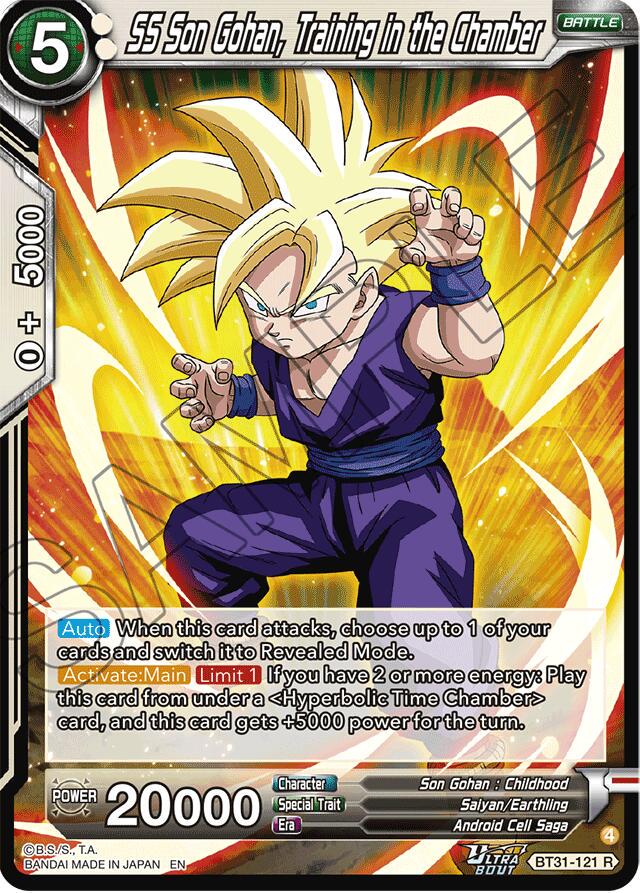 SS Son Gohan, Training in the Chamber BT31-121