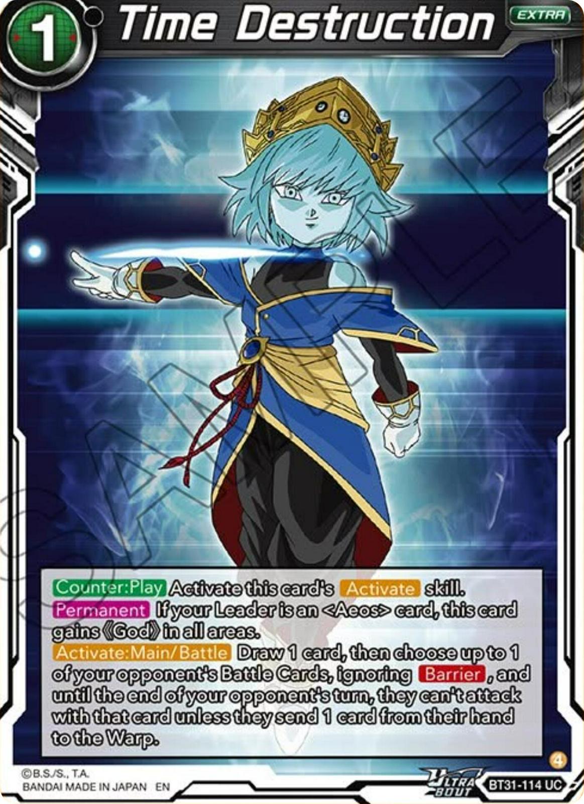 Time Destruction BT31-114
