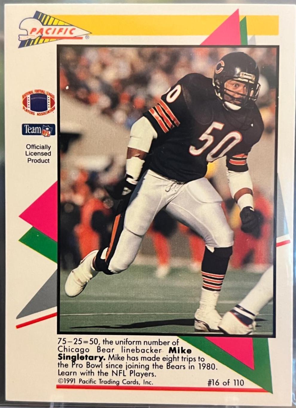 Mike Singletary #16