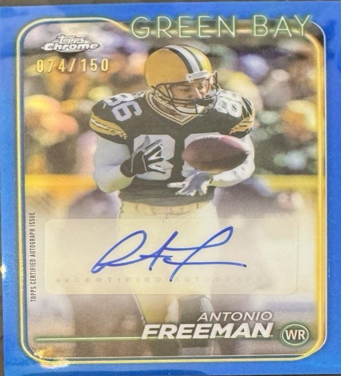 Antonio Freeman [Blue Refractor] #BA-AFR