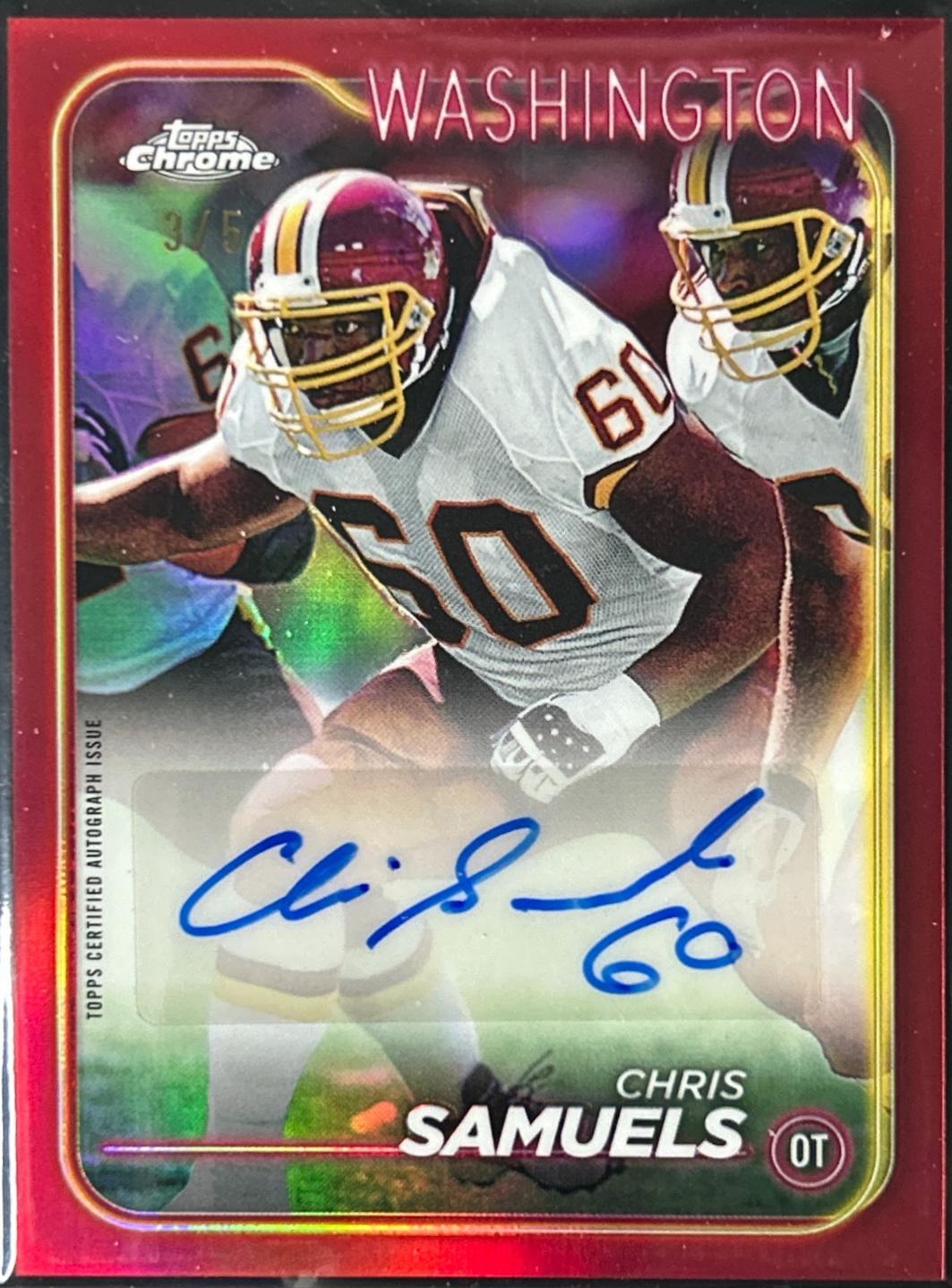 Chris Samuels [Red Refractor] #BA-CSA