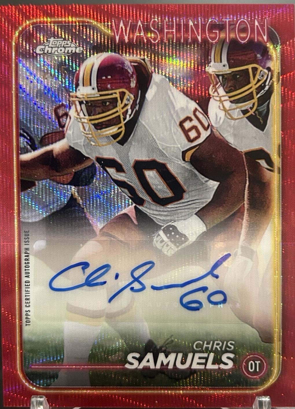 Chris Samuels [Red Wave] #BA-CSA
