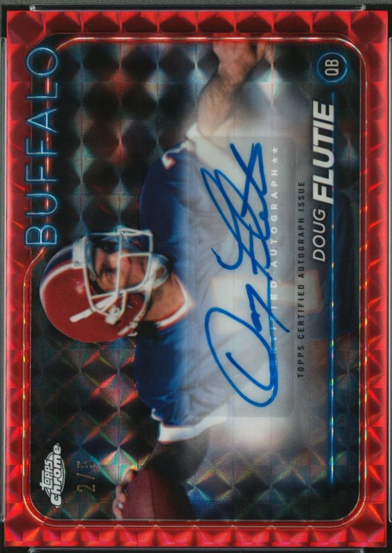 Doug Flutie [Red Geometric Variation] #BA-DFL