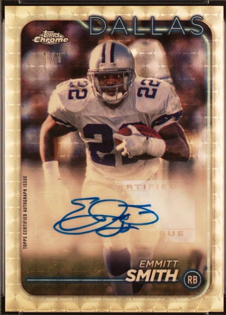 Emmitt Smith [SuperFractor Variation] #BA-ESM