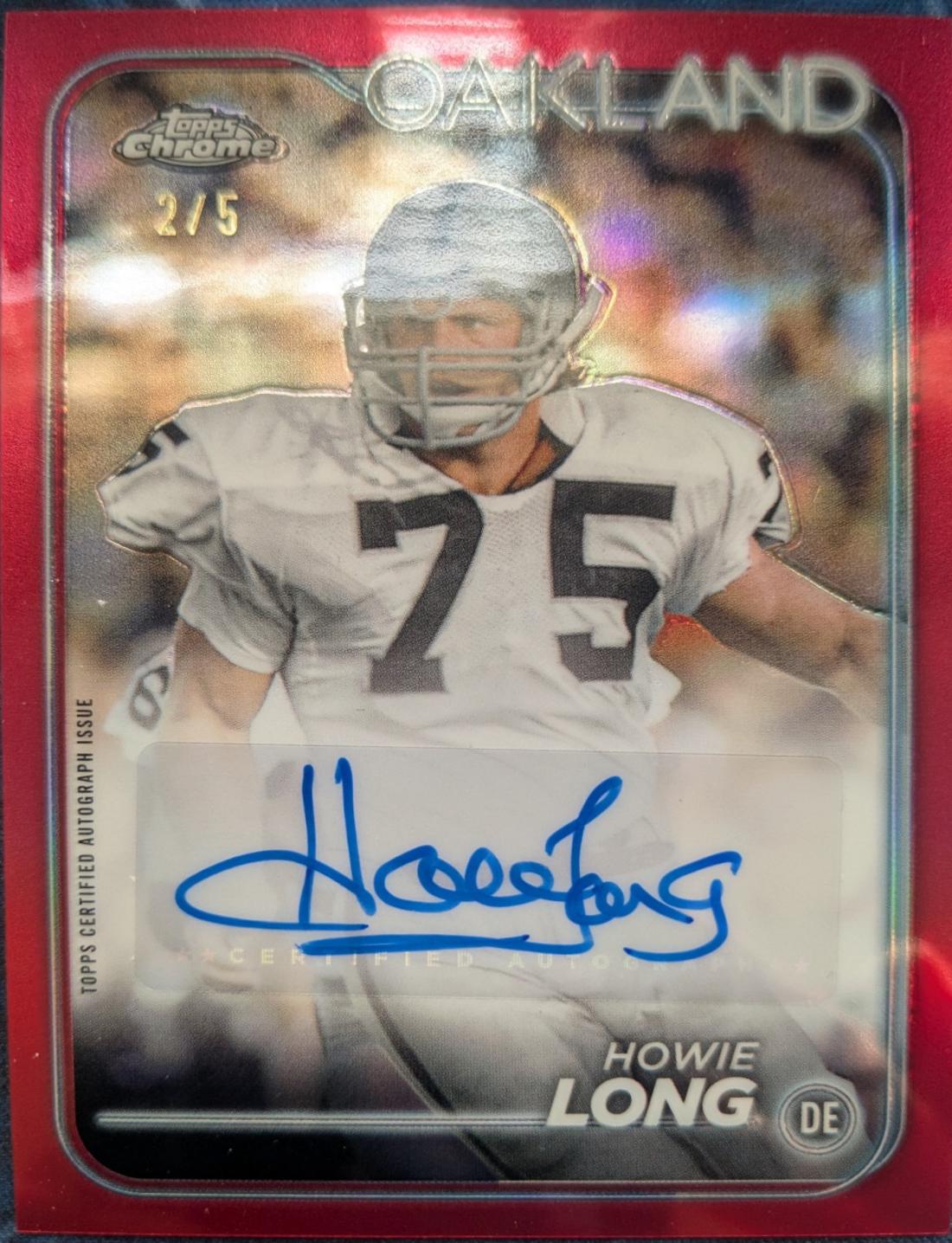 Howie Long [Red Orange Sapphire] #BA-HLO