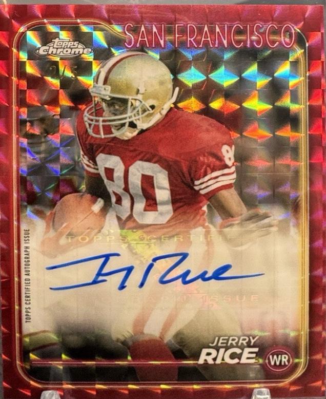 Jerry Rice [Red Orange Sapphire] #BA-JRI