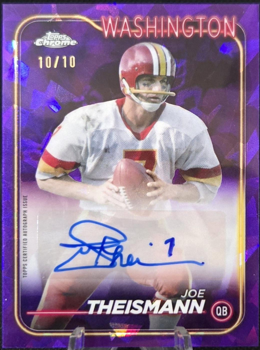 Joe Theismann [Purple Orange Sapphire] #BA-JTH