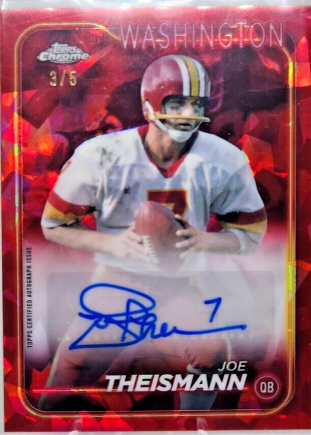 Joe Theismann [Red Orange Sapphire] #BA-JTH