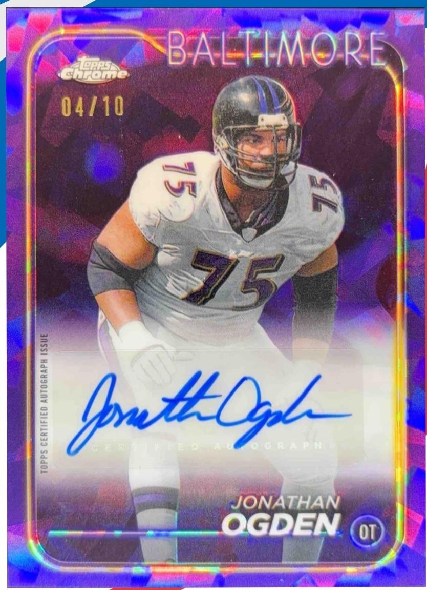 Jonathan Ogden [Purple Orange Sapphire] #BA-JOG