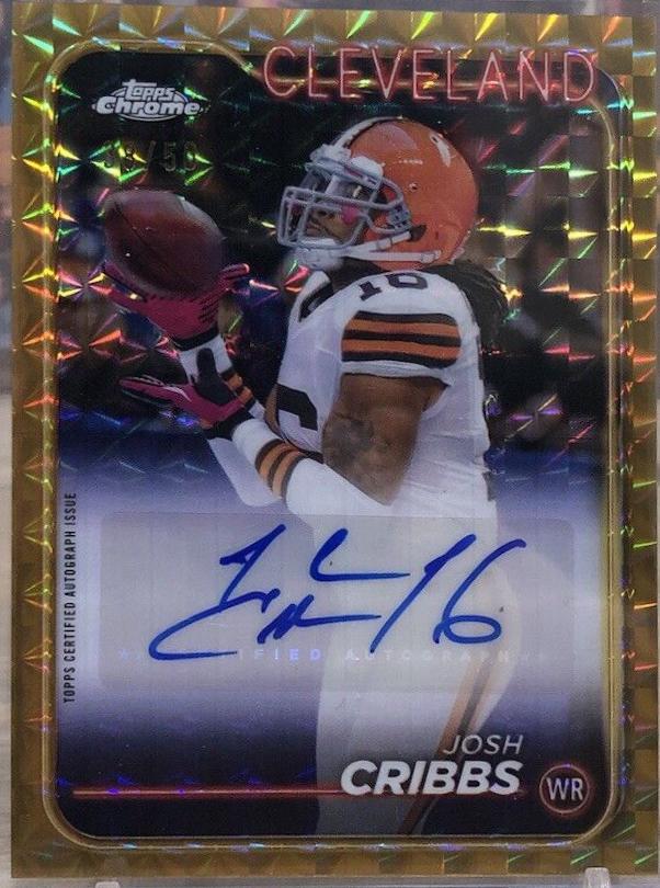 Josh Cribbs [Gold Wave] #BA-JCR