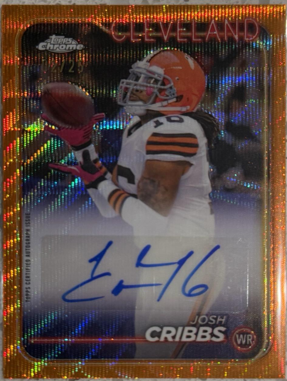 Josh Cribbs [Orange Refractor] #BA-JCR